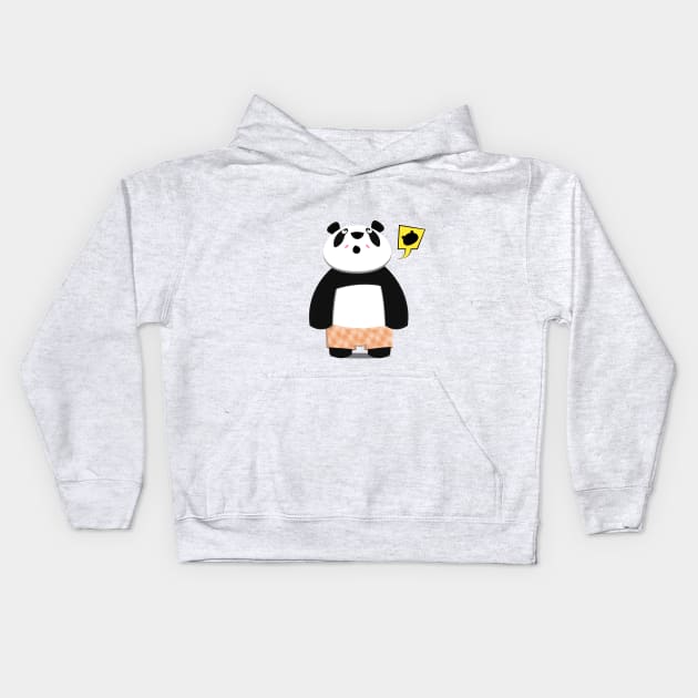 Adorable wondered Panda for teens,girls,boys and babies Kids Hoodie by Moh-Khalifa